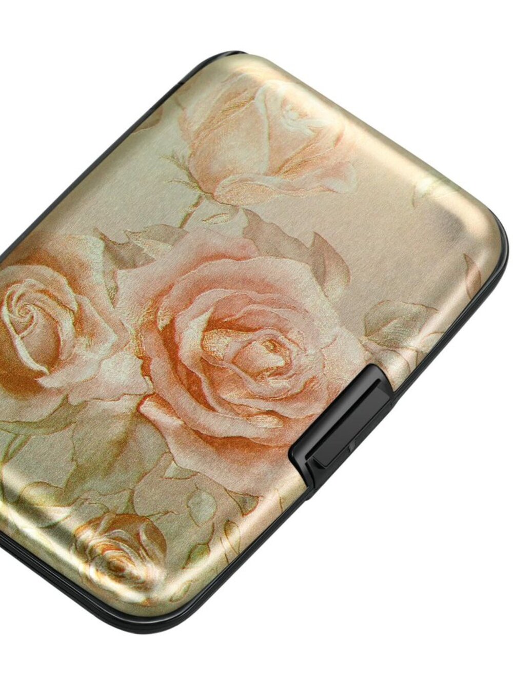 Womens Wallet Credit Cards Holder Business Card Case Metal ID Mini RFID